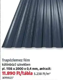 Bauhaus Trapézlemez fém ajánlat