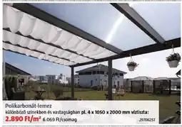Bauhaus Polikarbonát-lemez ajánlat