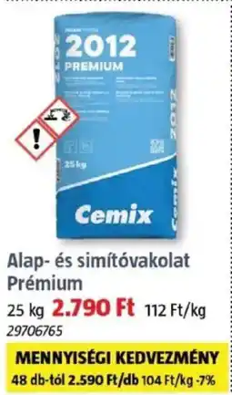 Bauhaus Alap- és simítóvakolat Prémium ajánlat