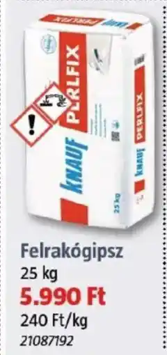 Bauhaus Felrakógipsz ajánlat