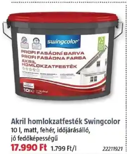 Bauhaus Akril homlokzatfesték Swingcolor ajánlat