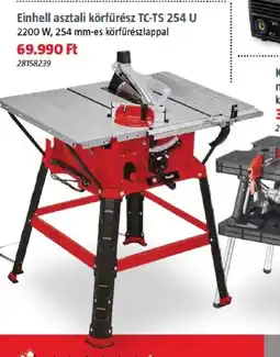 Bauhaus Einhell asztali körfűrész TC-TS 254 U ajánlat