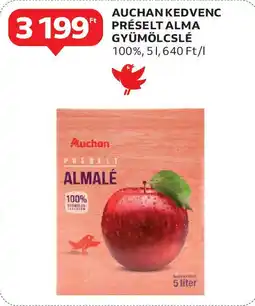 Auchan Auchan kedvenc preselt alma gyümölcslé ajánlat