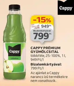 Auchan Cappy prémium gyümölcsital ajánlat