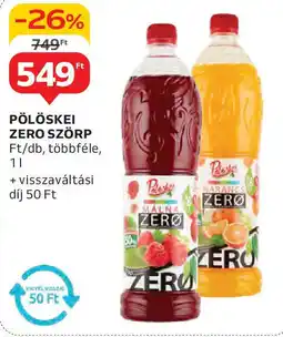 Auchan Pölöskei zero szörp ajánlat