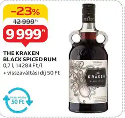 Auchan The kraken black spiced rum ajánlat