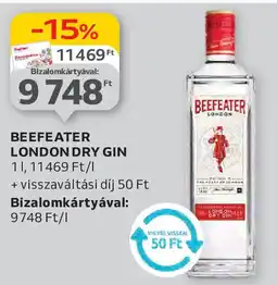 Auchan Beefeater london dry gin ajánlat