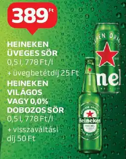 Auchan Heineken üveges sör stb. ajánlat
