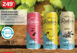 Auchan Pécsi radler dobozos sör ajánlat