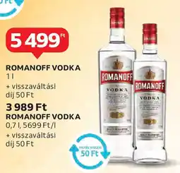 Auchan Romanoff vodka stb. ajánlat