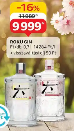 Auchan Roku gin ajánlat