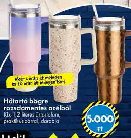Tedi Hőtartó bögre rozsdamentes acélból ajánlat