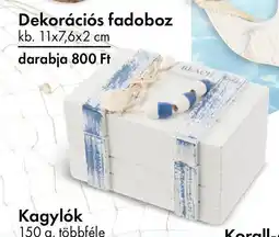 Tedi Dekorációs fadoboz ajánlat