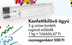 Tedi Konfettikilövő ágyú ajánlat