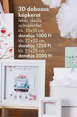 Tedi 3D dobozos képkeret ajánlat