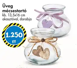 Tedi Üveg mécsestartó ajánlat