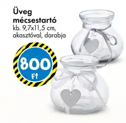 Tedi Üveg mécsestartó ajánlat