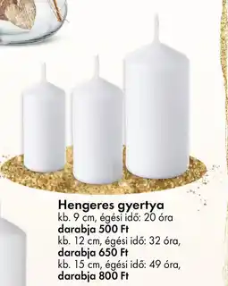 Tedi Hengeres gyertya ajánlat