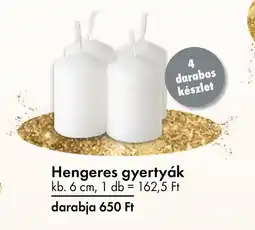 Tedi Hengeres gyertyák ajánlat