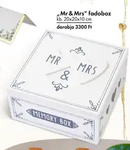 Tedi Mr & Mrs" fadoboz ajánlat