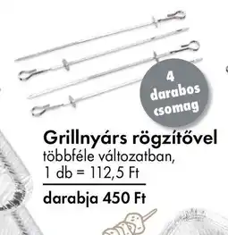 Tedi Grillnyárs rögzítővel ajánlat