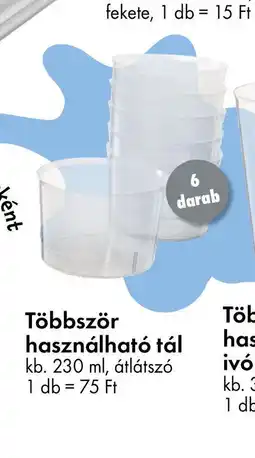 Tedi Többször használható tál ajánlat