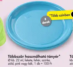 Tedi Többször használható tányér ajánlat