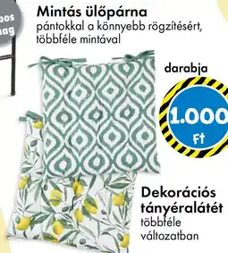 Tedi Mintás ülőpárna ajánlat