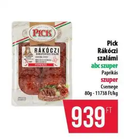 Coop PICK Rákóczi szalámi ajánlat