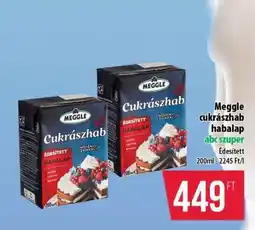 Coop Meggle cukrászhab habalap ajánlat