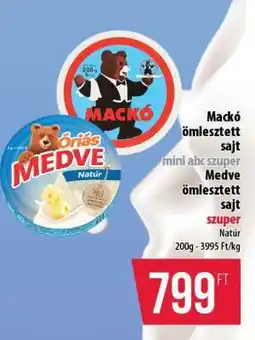Coop Mackó ömlesztett sajt ajánlat