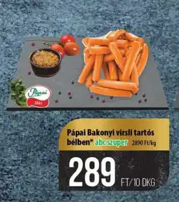 Coop Pápai Bakonyi virsli tartós bélben ajánlat
