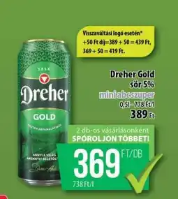 Coop Dreher Gold ajánlat