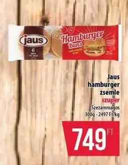 Coop Jaus hamburger zsemle ajánlat