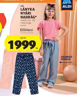 ALDI L&D Lányka Nyári Nadrág ajánlat