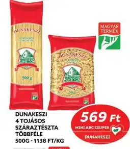 Coop Dunakeszi 4 tojásos száraztészta ajánlat