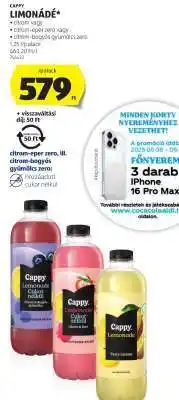ALDI CAPPY Limonádé ajánlat