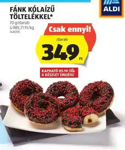 ALDI Fánk kólaízű töltelékkel ajánlat
