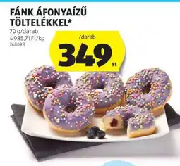 ALDI Fánk áfonyai ízű töltelékkel ajánlat
