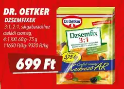 CBA Dr. Oetker Dzsemfixek ajánlat