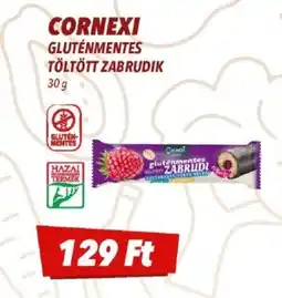 CBA Cornexi gluténmentes töltött zabrudik ajánlat