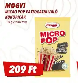 CBA Mogyi micro pop pattogatni való kukoricák ajánlat