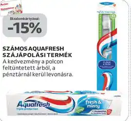 Auchan Számos Aquafresh szájápolási termék ajánlat