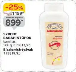 Auchan Syrene babahintőpor ajánlat