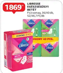Auchan Libresse egészségügyi betét ajánlat