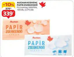 Auchan Auchan kedvenc papírzsebkendő ajánlat