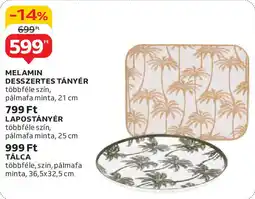 Auchan Melamin desszertes tányér stb. ajánlat