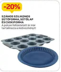 Auchan Számos szilikonos sütőforma, sütőlap és csokiforma ajánlat