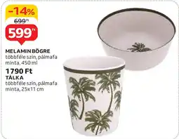 Auchan Melamin bögre stb. ajánlat