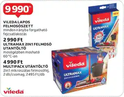 Auchan Vileda lapos felmosószett stb. ajánlat